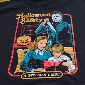 Men's Black XL Michael Meyers Halloween Horror Movie Shirt Scary Slasher Spooky